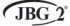 Логотип JBG 2 в кривых, в векторе