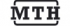 Логотип MTH в кривых, в векторе