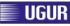 Логотип UGUR в кривых, в векторе