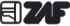 Логотип ZAF в кривых, в векторе