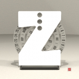 Вечный Z календарь из оргстекла